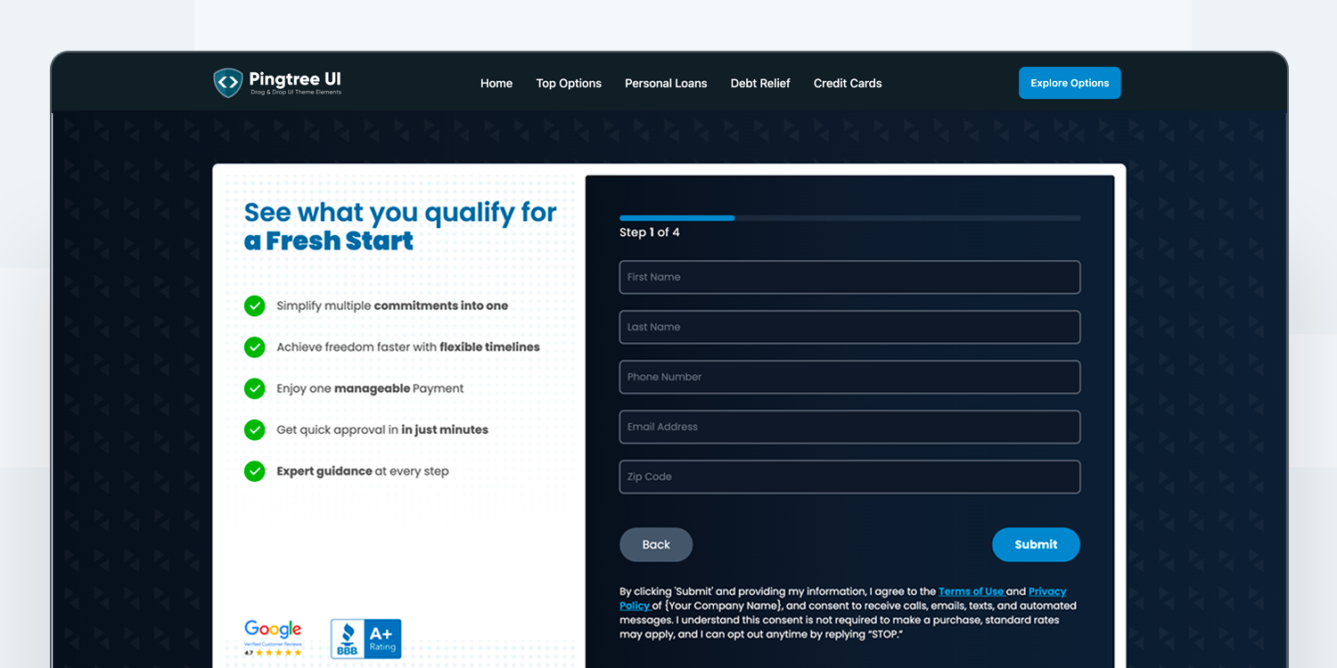 Classic Forms V4 - Dark Theme